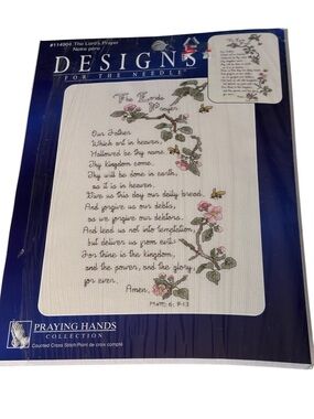 Designs For The Needle Counted Cross Stitch Kit THE LORD’S PRAYER 114904